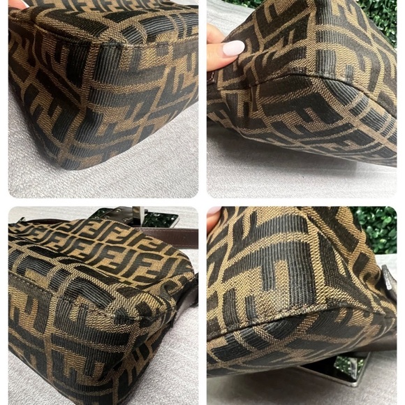 Fendi Zucca Double Flap Baguette Tobacco - Picture 6 of 13